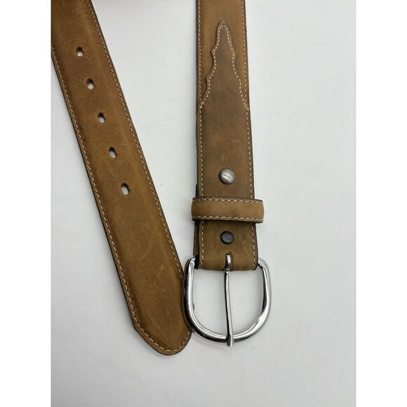 Justin Men's Classic Western Leather Belt - 53709 main image 0